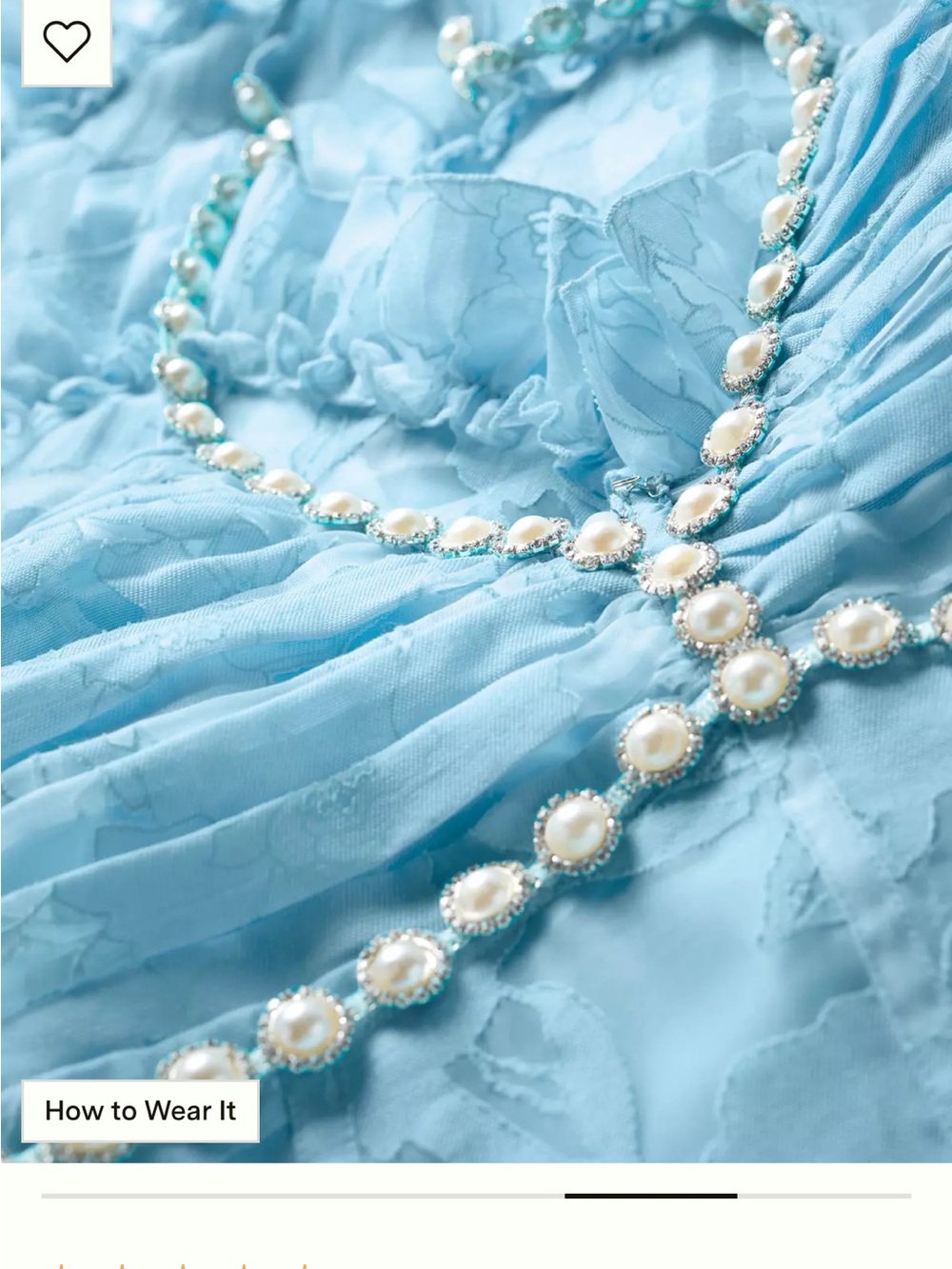 Boston Proper Powder Blue Halter Ruffle Maxi Dress - Picture 5 of 6